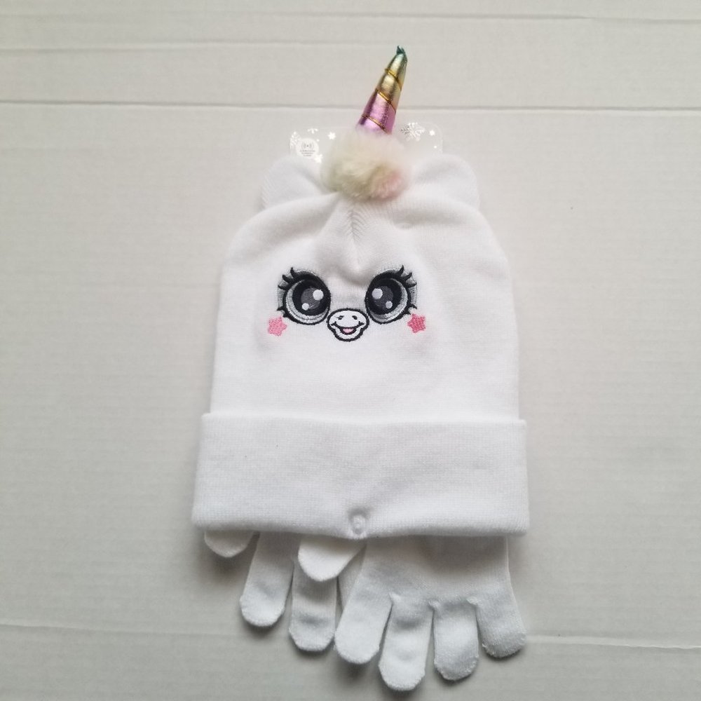 Unicorn Toque and Glove Set